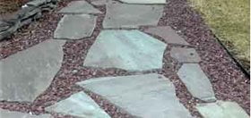 The rustic, casual look of Flagstone